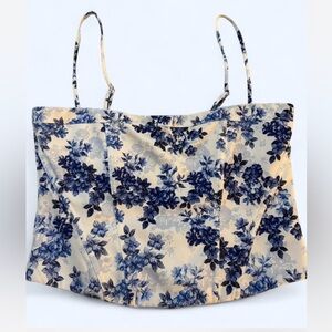 White Fox Corset Top